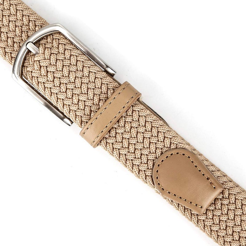 Radmire Braided Canvas Woven Elastic Stretch Belts for Men/Women/Junior with Multicolored - Image 4